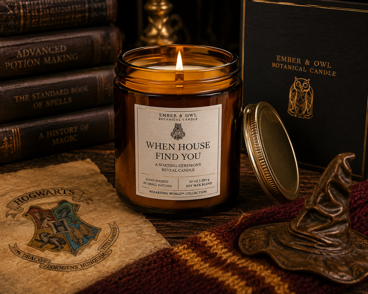 Which House Are You? Reveal Candle